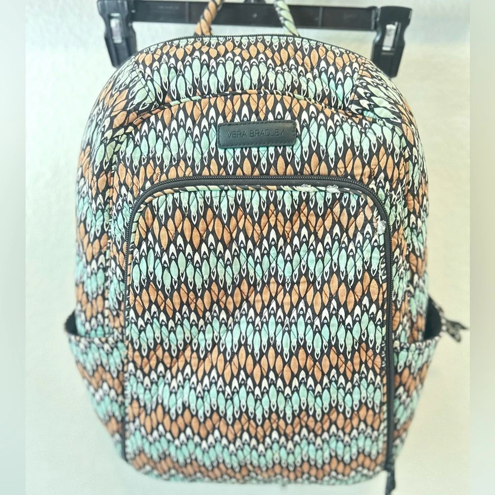 Vera Bradley Quilted Fabric Laptop‎ Backpack